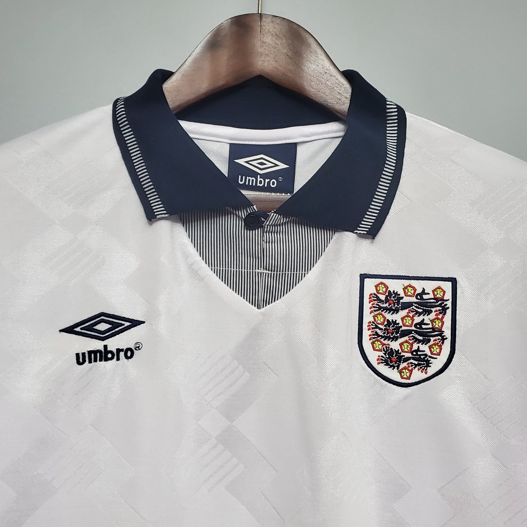 CAMISA RETRÔ INGLATERRA HOME 1990