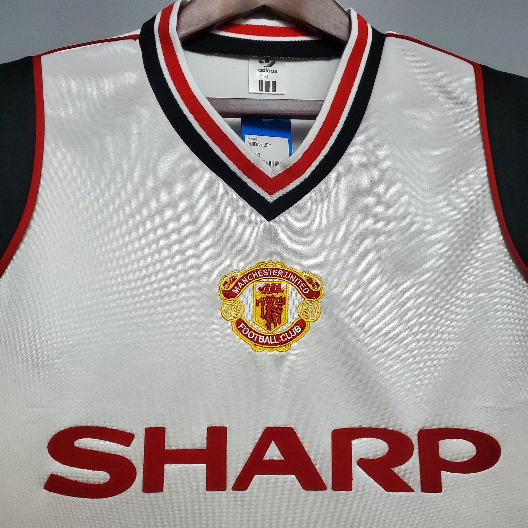 CAMISA RETRÔ MANCHESTER UNITED AWAY 1985