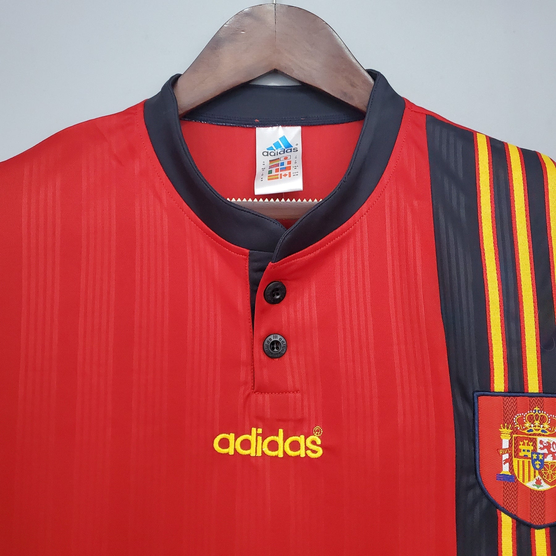 CAMISA RETRÔ ESPANHA HOME 1996