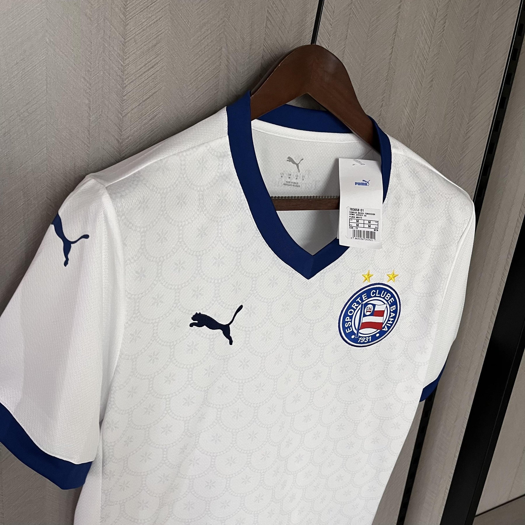Camisa Bahia Titular 25/26 - Branca Puma Versão Torcedor