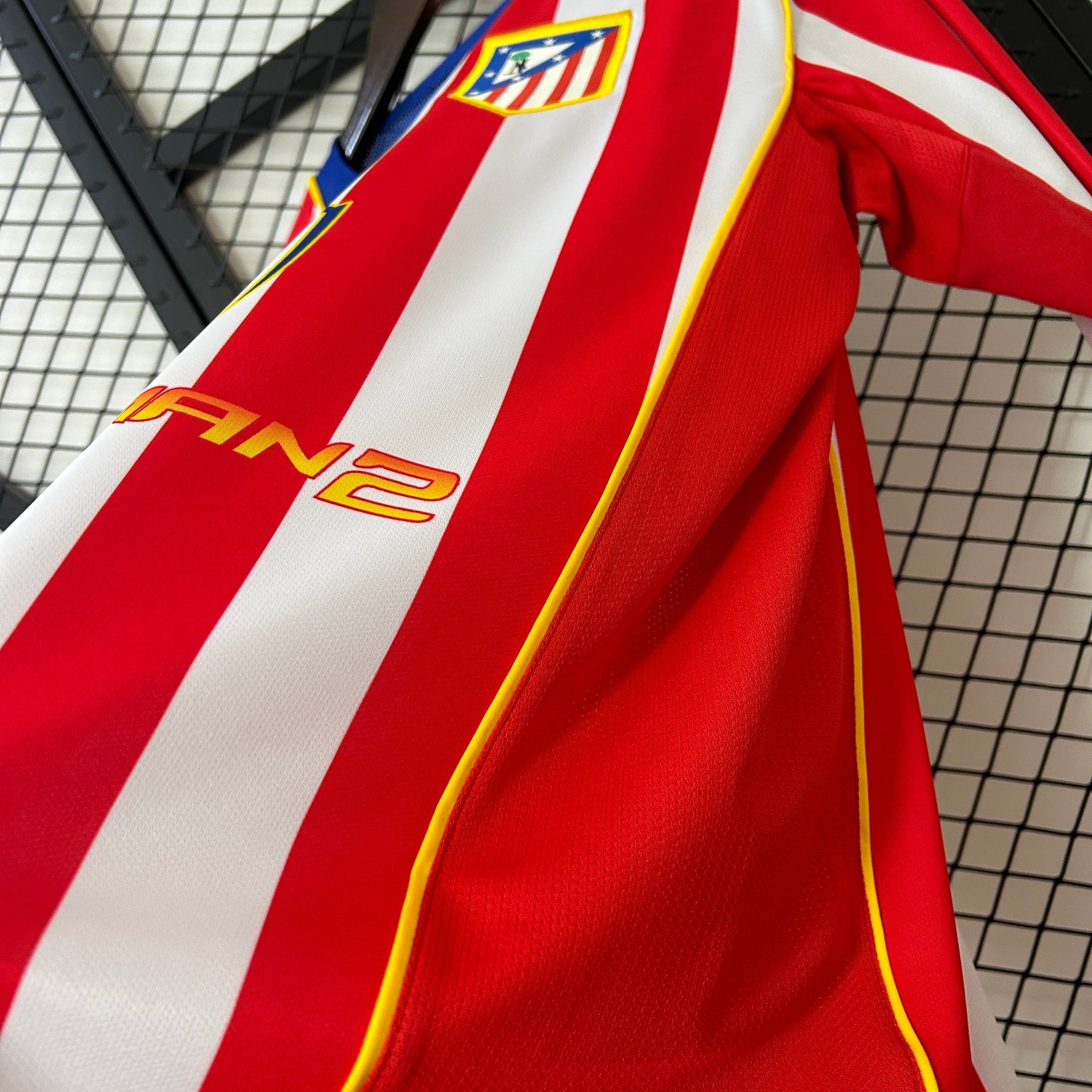 CAMISA ATLÉTICO DE MADRID RETRÔ MANGA LONGA HOME 04/05