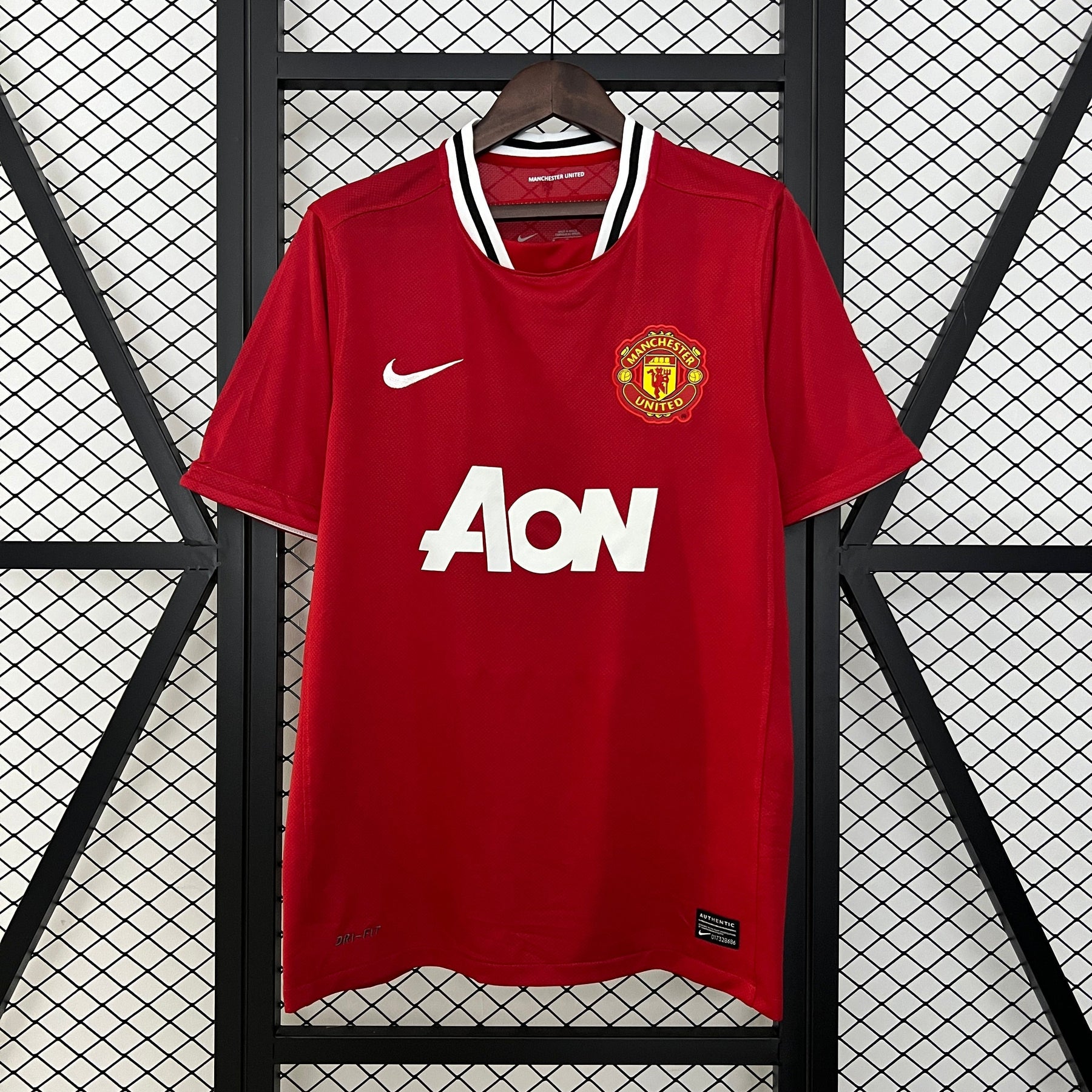 CAMISA RETRÔ MANCHESTER UNITED HOME 11/12