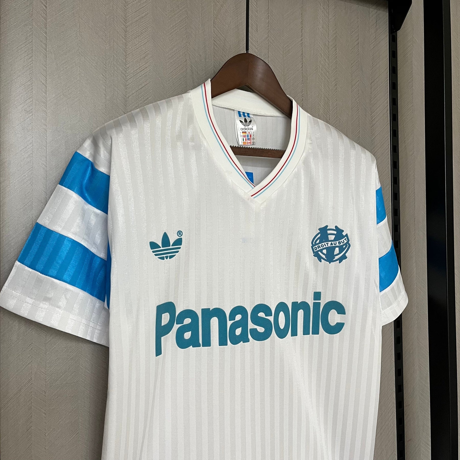 CAMISA RETRÔ OLIMPIQUE DE MARSELHA HOME 1990