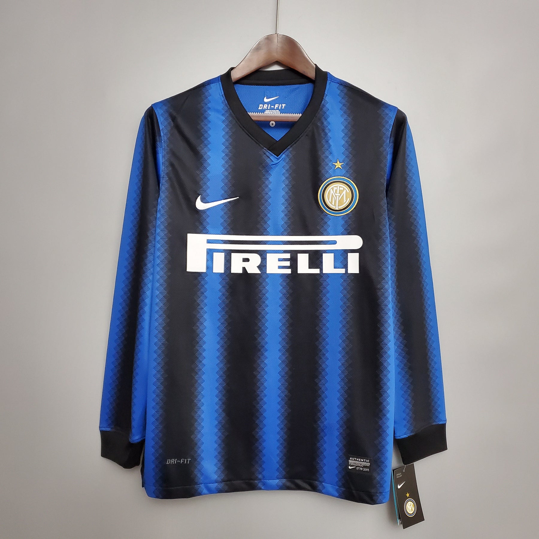 CAMISA RETRÔ INTER DE MILÃO HOME MANGA LONGA 10/11