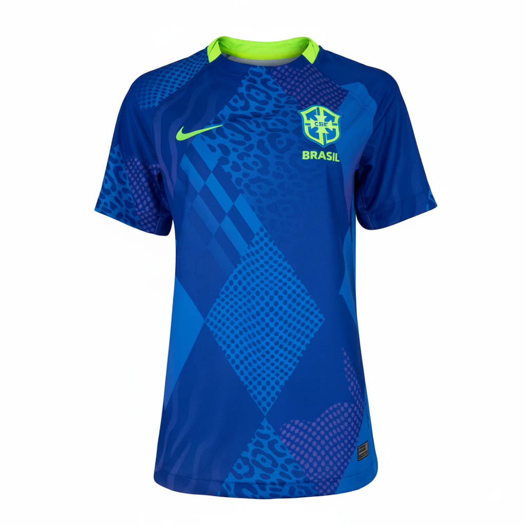 CAMISA BRASIL I RESERVA 2025 TORCEDOR FEMININA