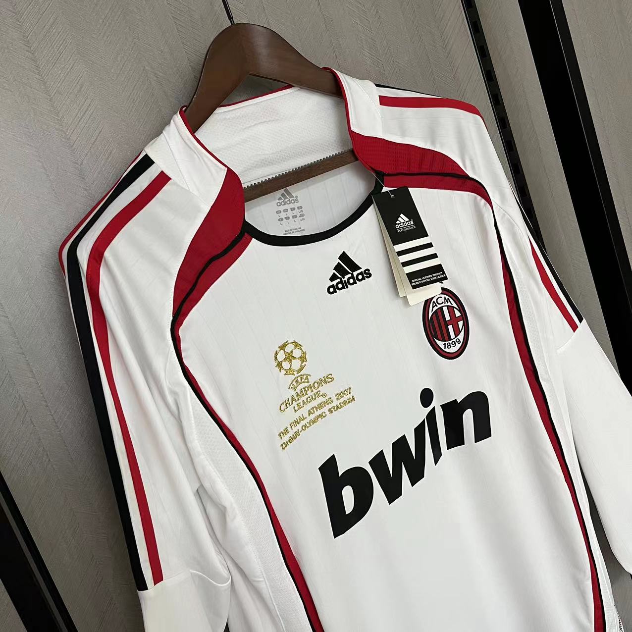 CAMISA RETRÔ MILAN AWAY MANGA LONGA 06/07