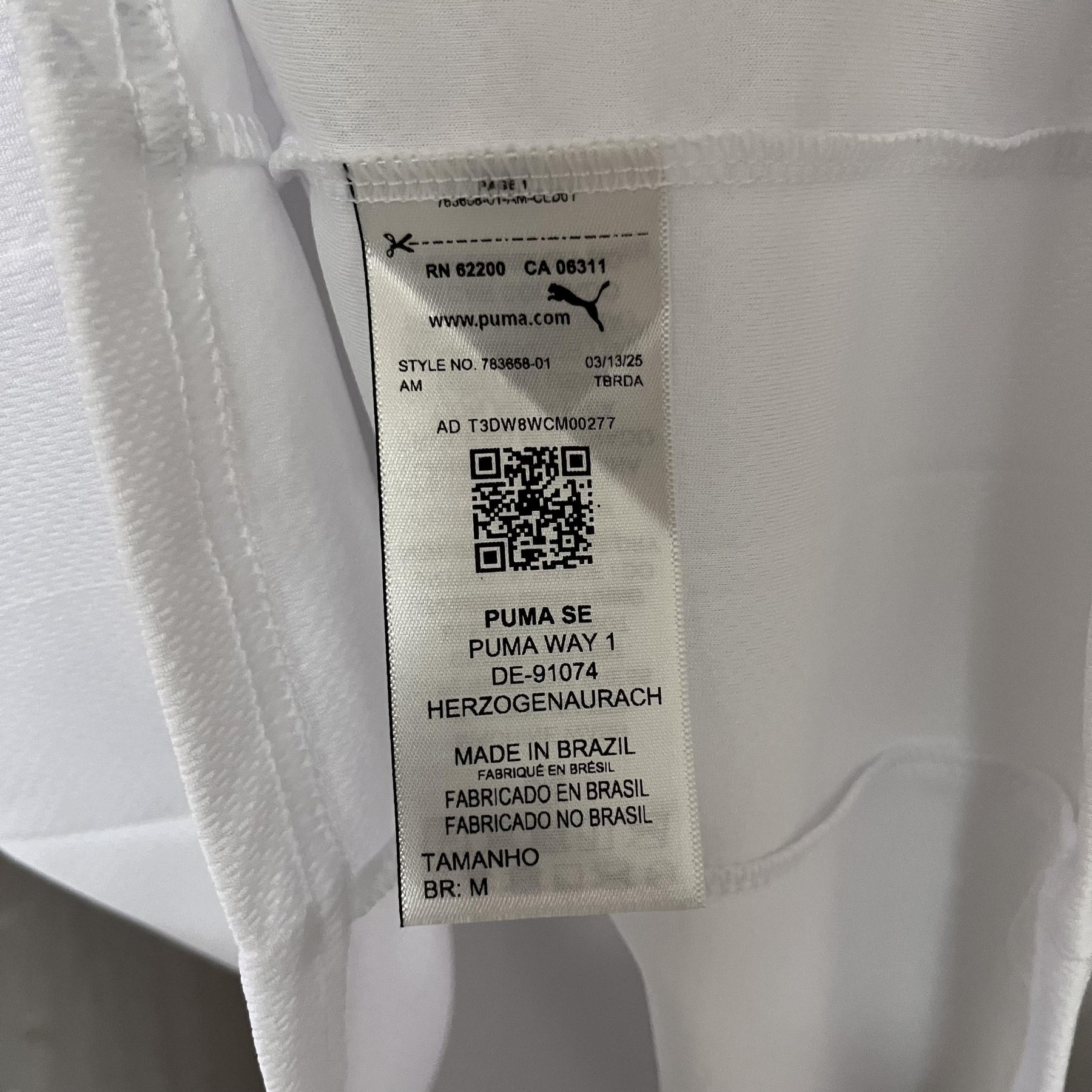 Camisa Bahia Titular 25/26 - Branca Puma Versão Torcedor