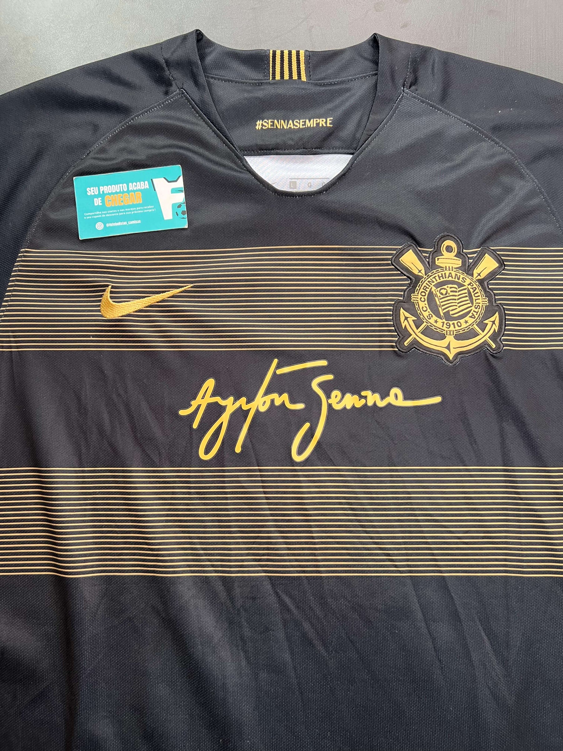 Camisa Retrô TIMAO x Ayrton Senna 2018/19