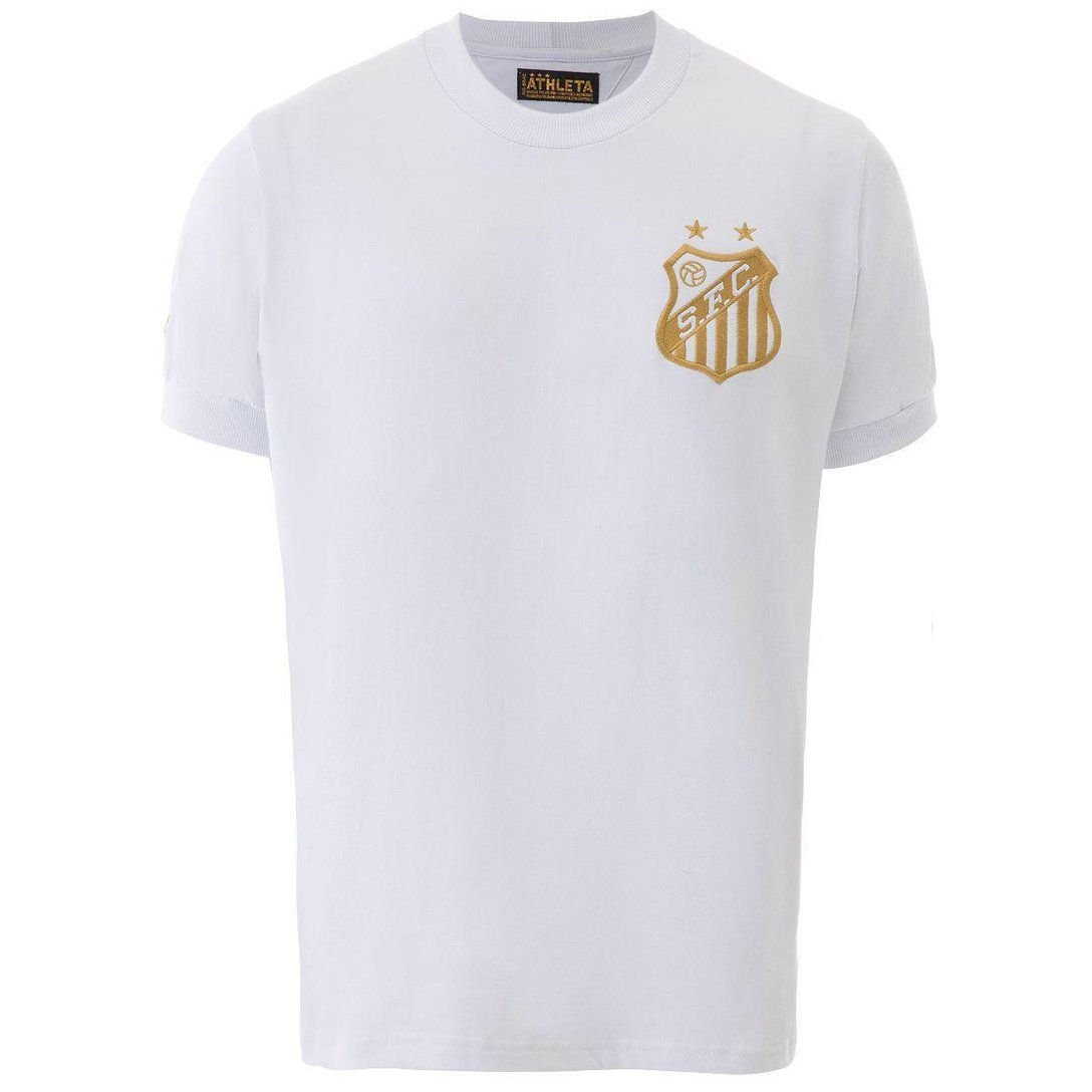 Camisa Retrô Pelé 1000 Gols branca
