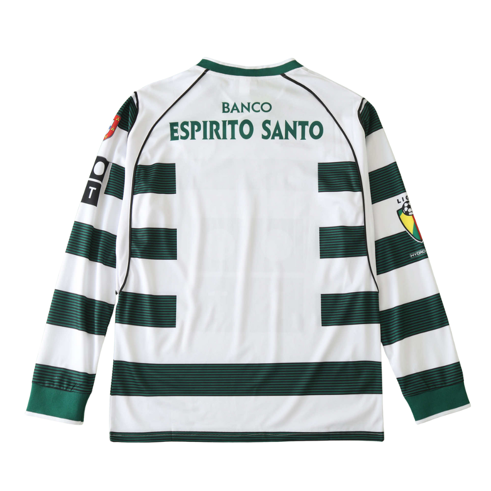CAMISA RETRÔ SPORTING HOME MANGA LONGA 01/03