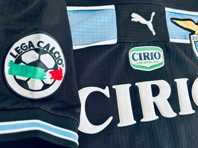 CAMISA RETRÔ LAZIO 1999 PRETA