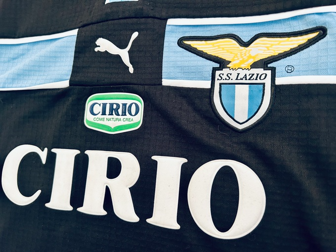 CAMISA RETRÔ LAZIO 1999 PRETA