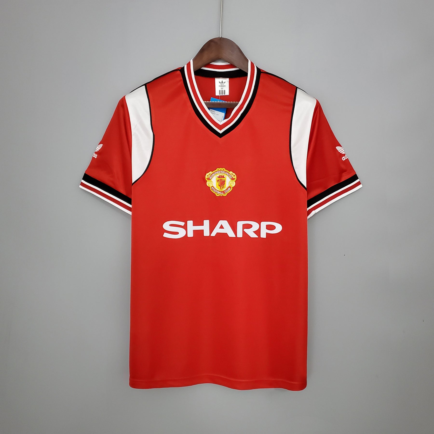 CAMISA RETRÔ MANCHESTER UNITED HOME 1985