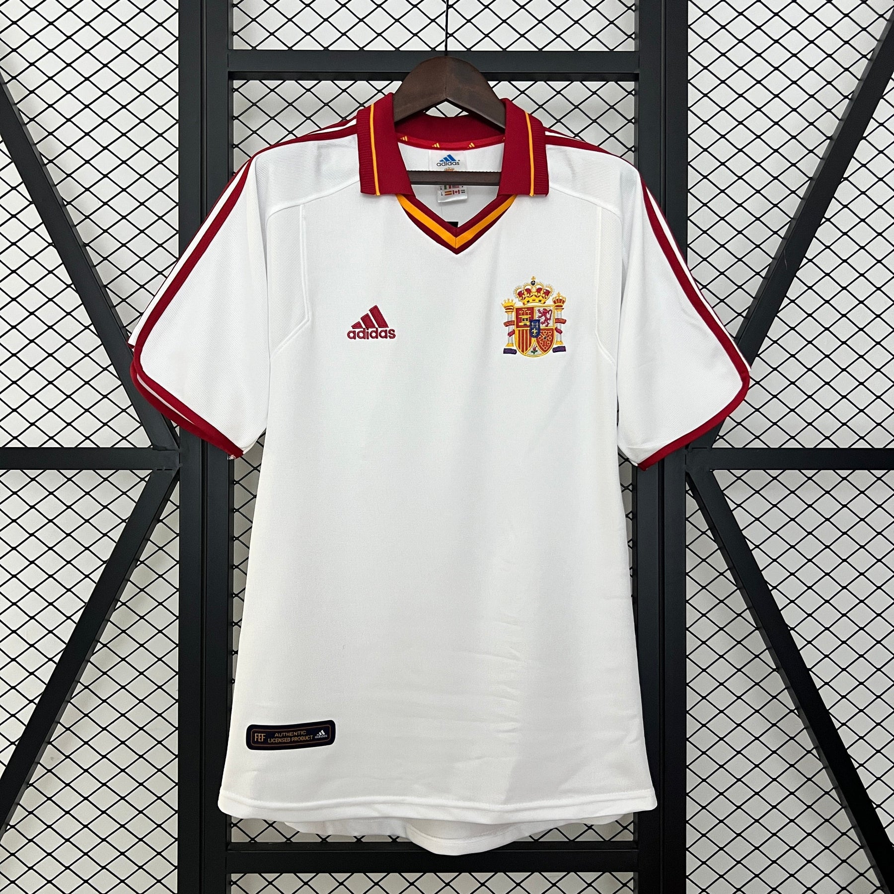 CAMISA RETRÔ ESPANHA AWAY 2000
