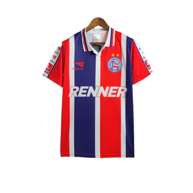 Camisa Bahia Fora 1996 - Versão Listrada Tricolor