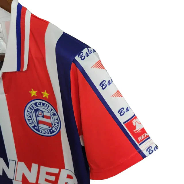 Camisa Bahia Fora 1996 - Versão Listrada Tricolor