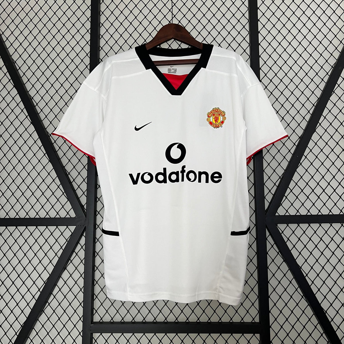 CAMISA RETRÔ MANCHESTER UNITED AWAY 02/03