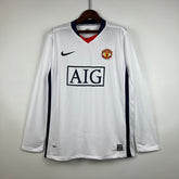 CAMISA RETRÔ MANCHESTER UNITED AWAY MANGA LONGA 07/08