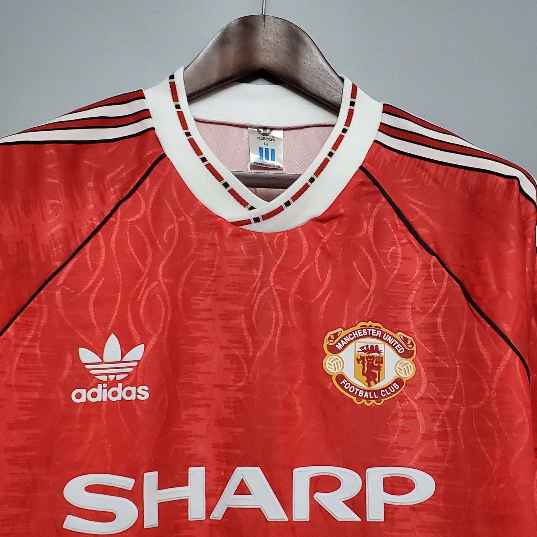 CAMISA RETRÔ MANCHESTER UNITED HOME 90/92