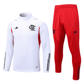 Conjunto de Frio Branco Flamengo