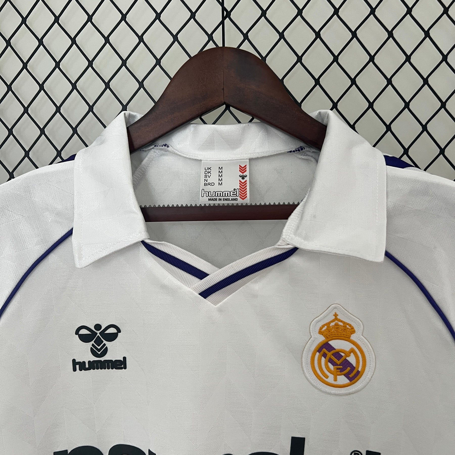 CAMISA REAL MADRID RETRÔ HOME 1988