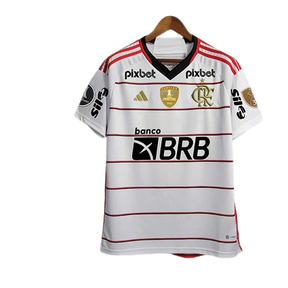 Camisa Masculina Flamengo II 2023/24 -  Patrocínios + Patchs