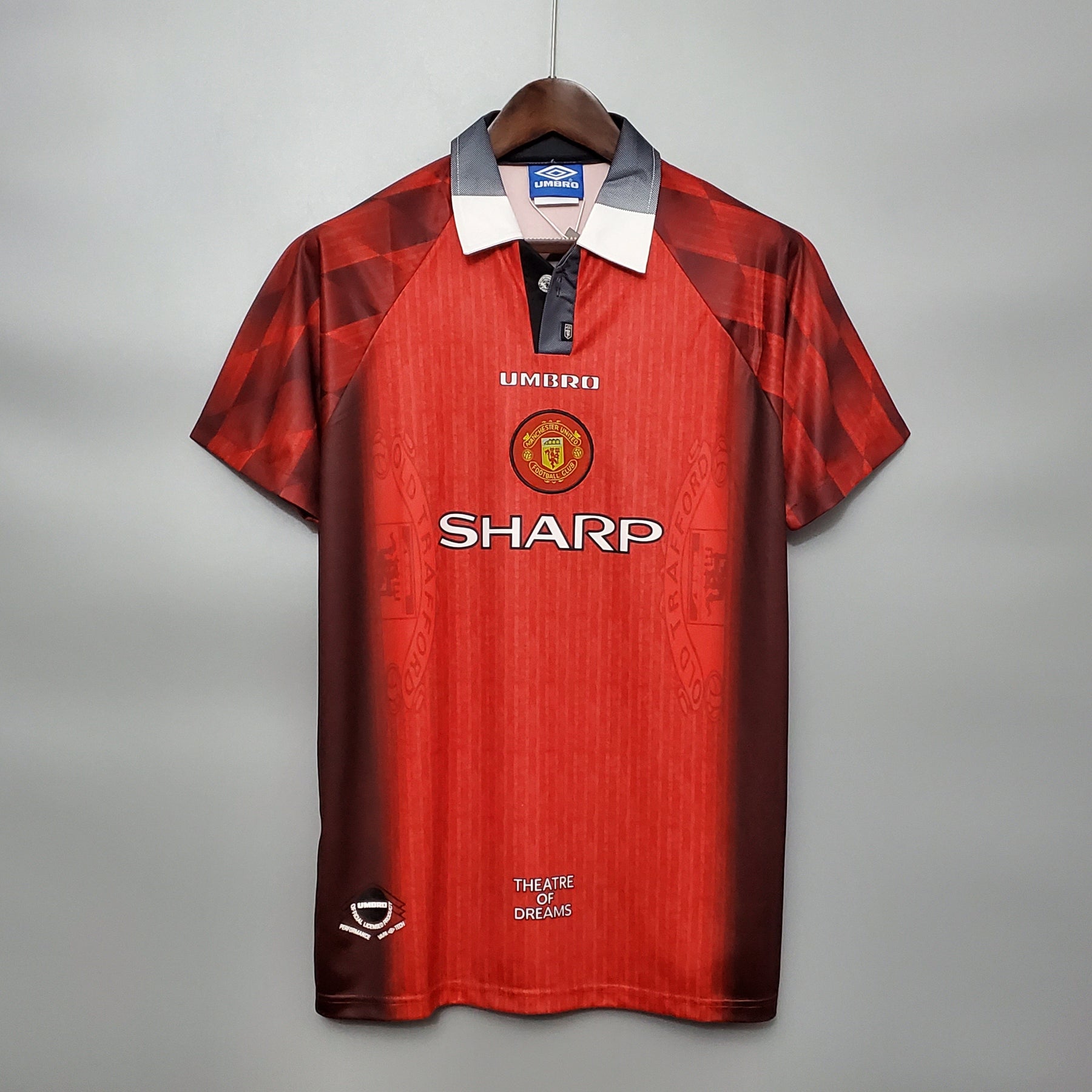 CAMISA RETRÔ MANCHESTER UNITED HOME 1996