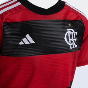 Camisa Masculina Flamengo I 2023/24 - Torcedor Patrocinadores