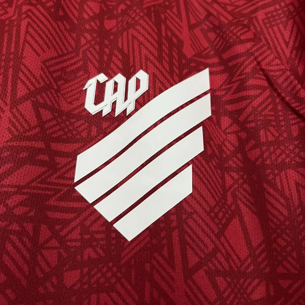 Camisa Masculina Atletico Paranaense Treino 2024/25 - Vermelha
