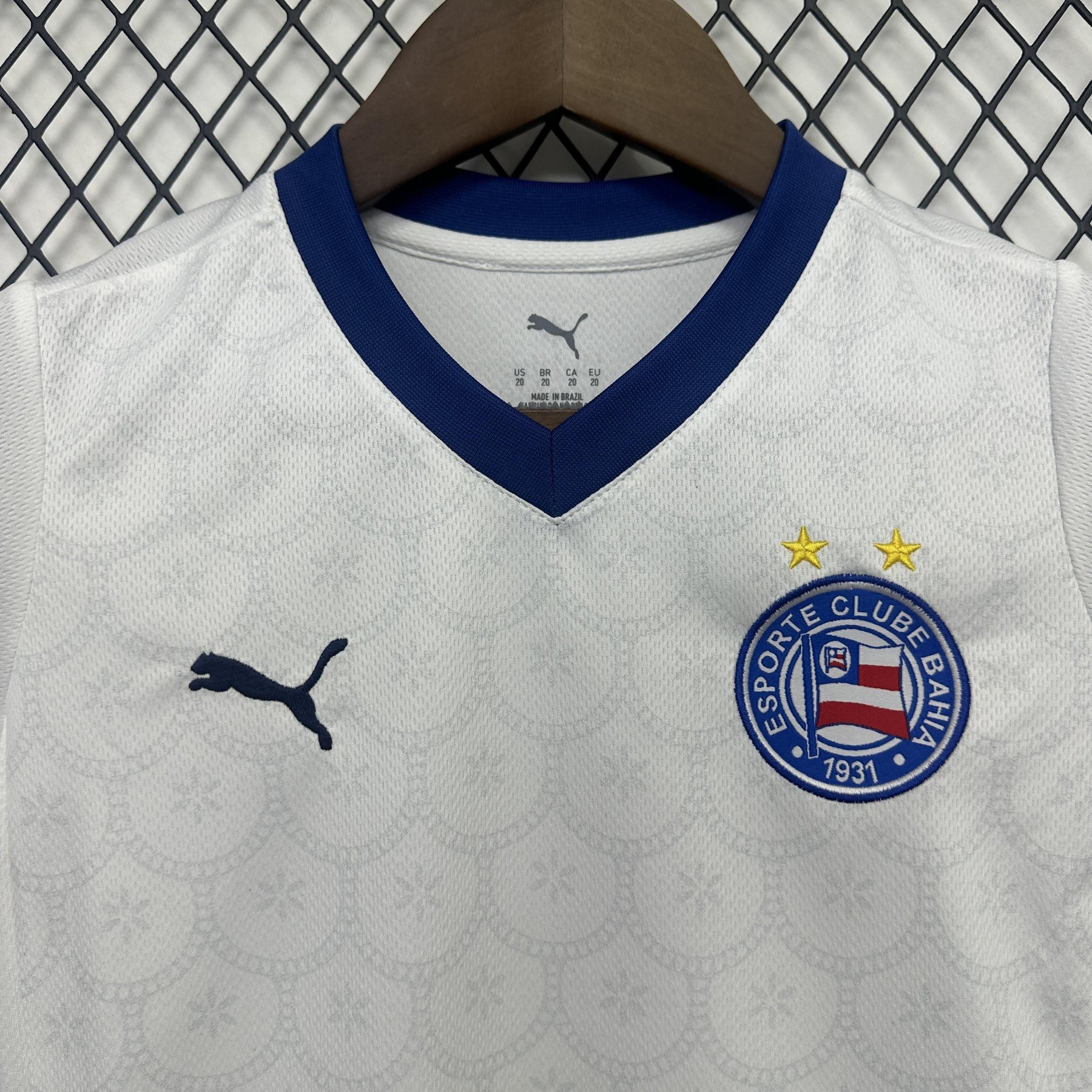 Conjunto Infantil Bahia Titular 25/26 - Branco