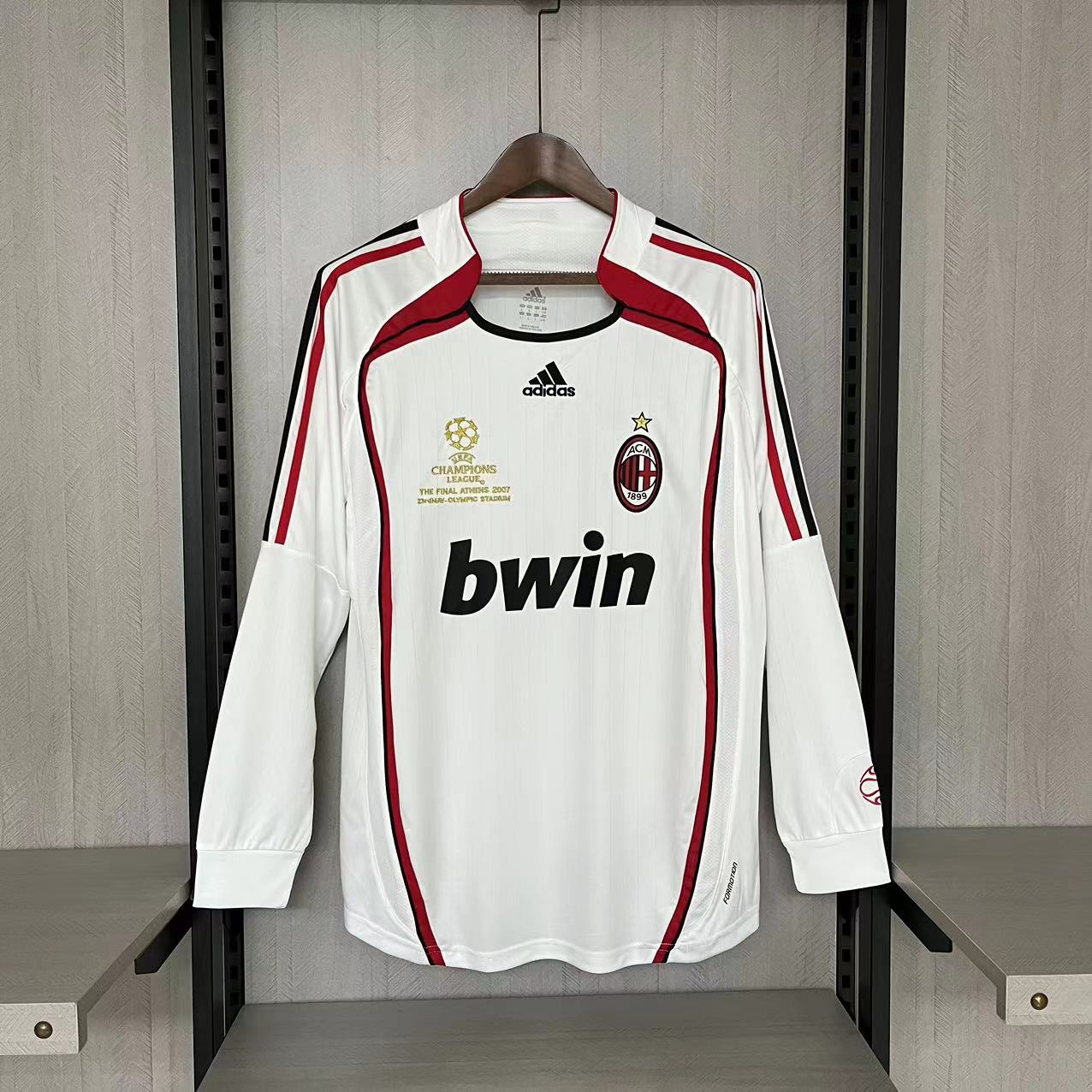 CAMISA RETRÔ MILAN AWAY MANGA LONGA 06/07