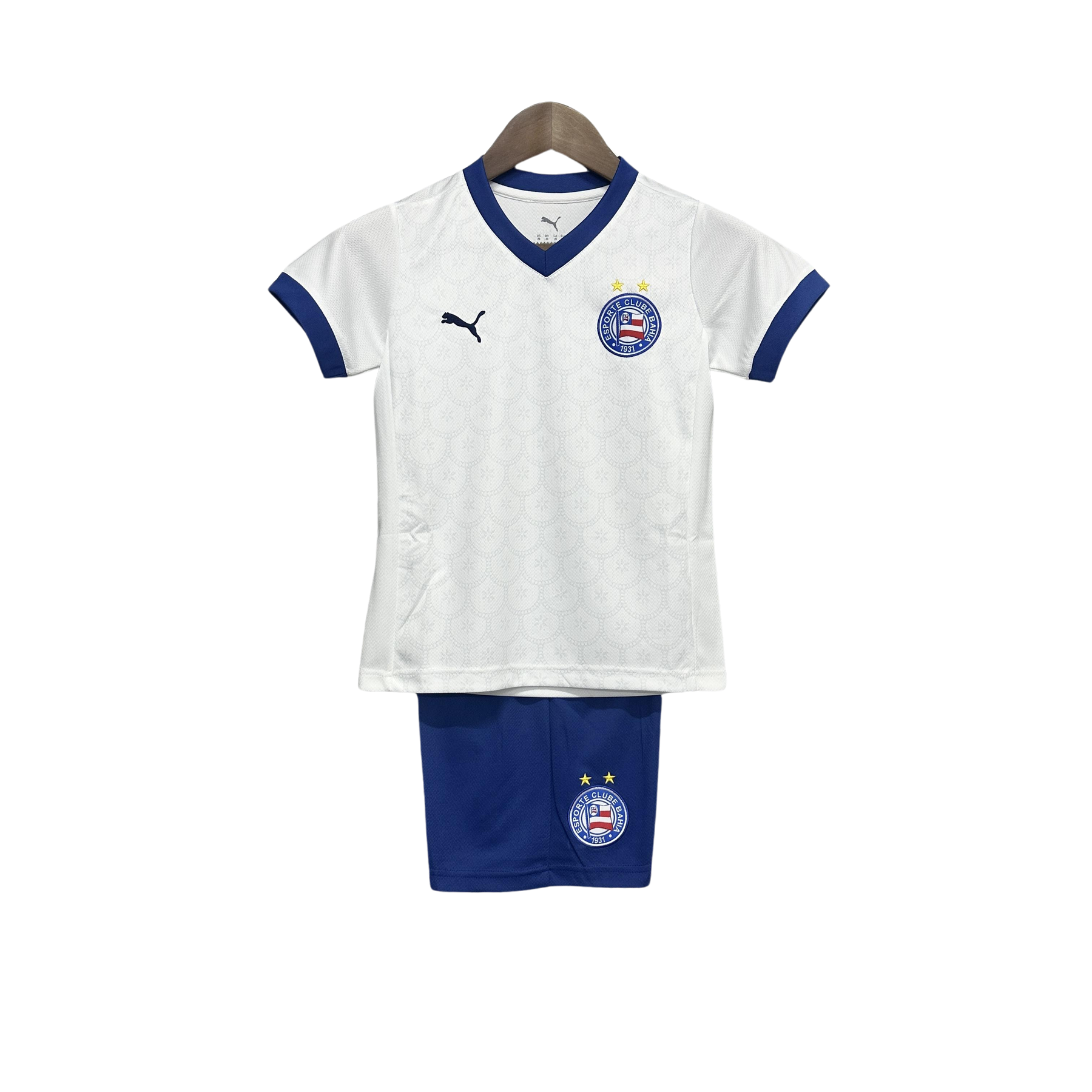 Conjunto Infantil Bahia Titular 25/26 - Branco