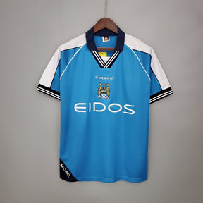 CAMISA MANCHESTER CITY RETRÔ HOME 99/00