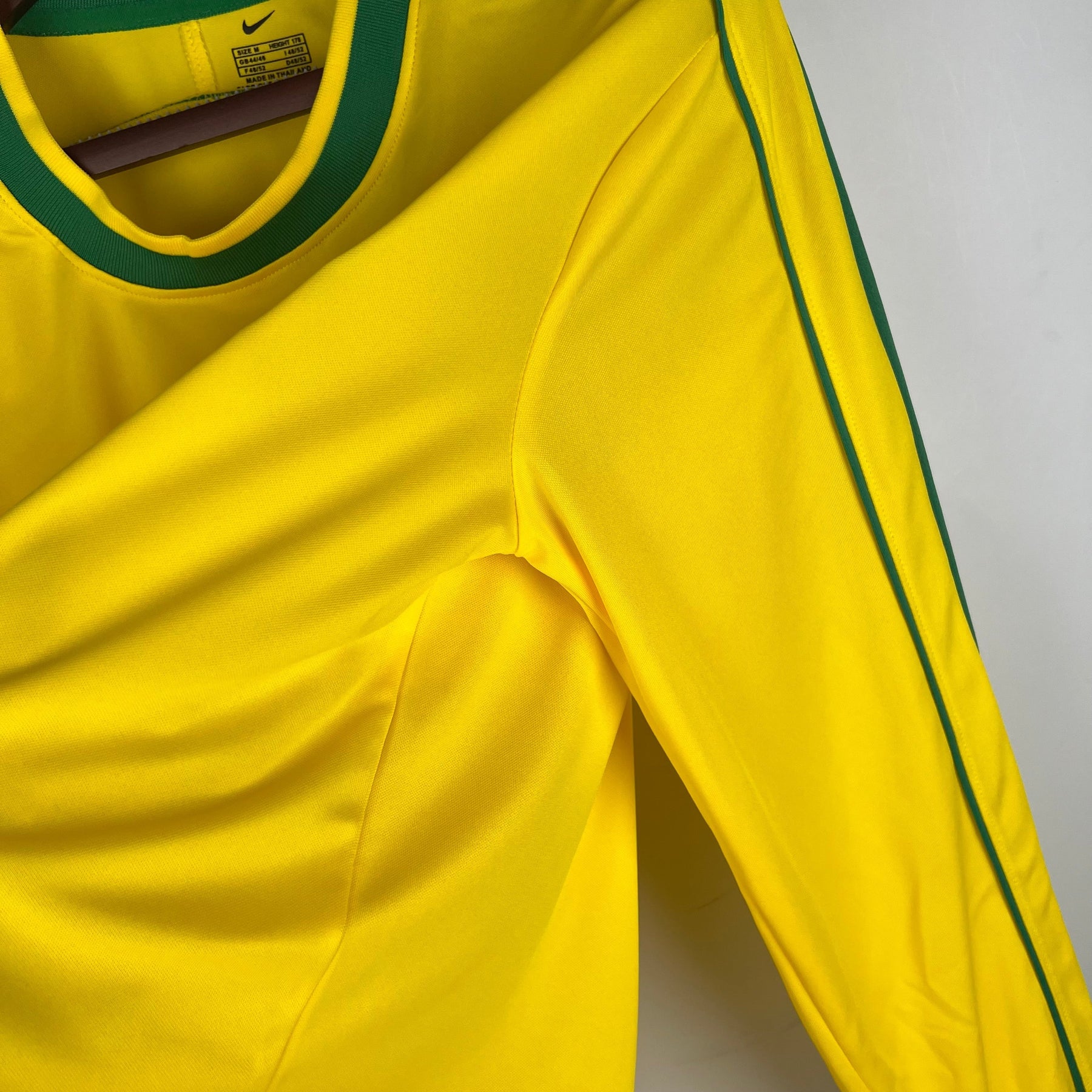 CAMISA RETRÔ MANGA LONGA BRASIL HOME 97/98