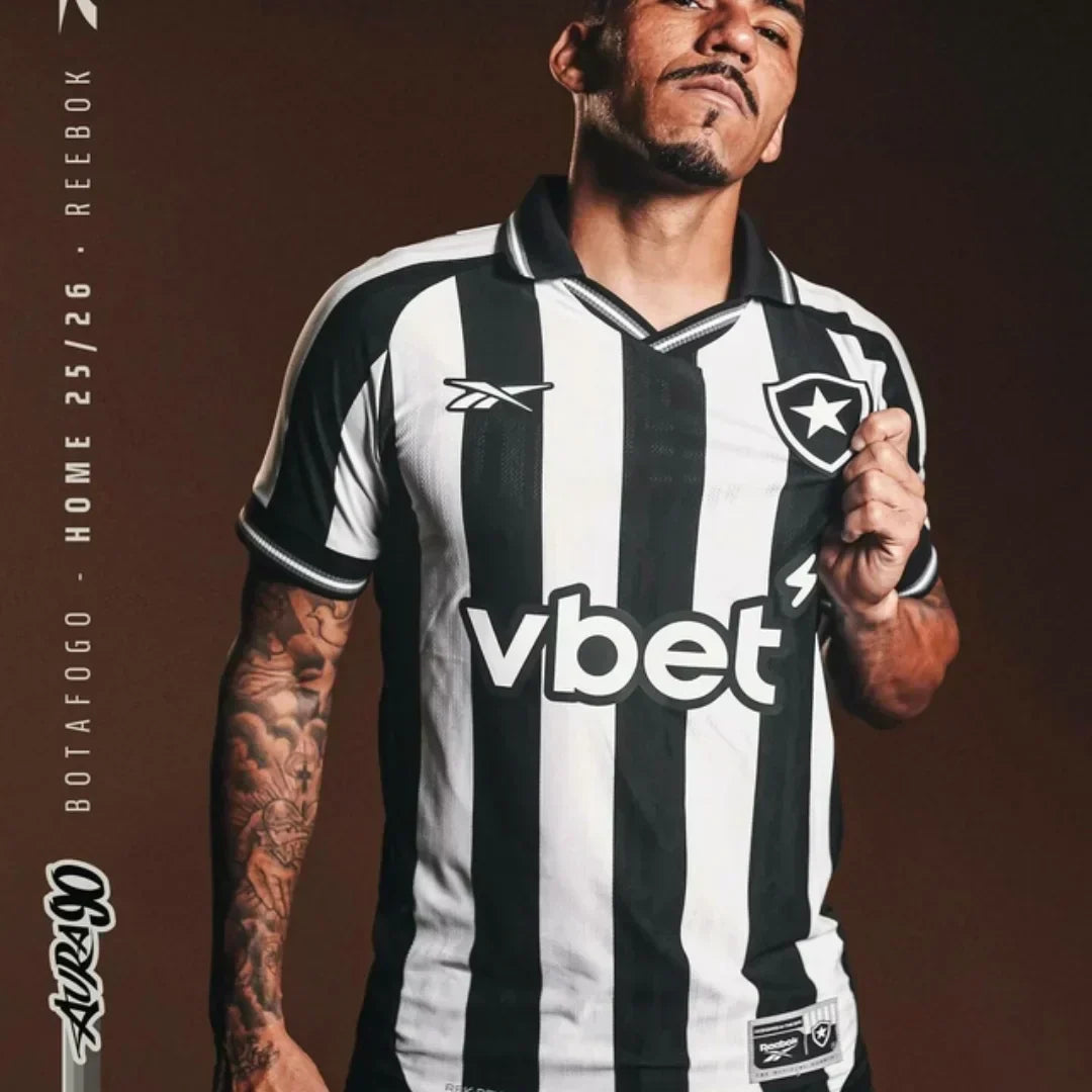 LANÇAMENTO Camisa Masculina Botafogo Reebok I 2025/26