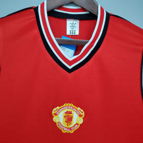 CAMISA RETRÔ MANCHESTER UNITED HOME 1985