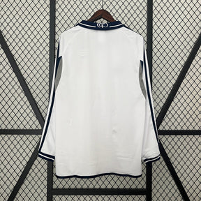 CAMISA REAL MADRID MANGA LONGA RETRÔ HOME 00/01