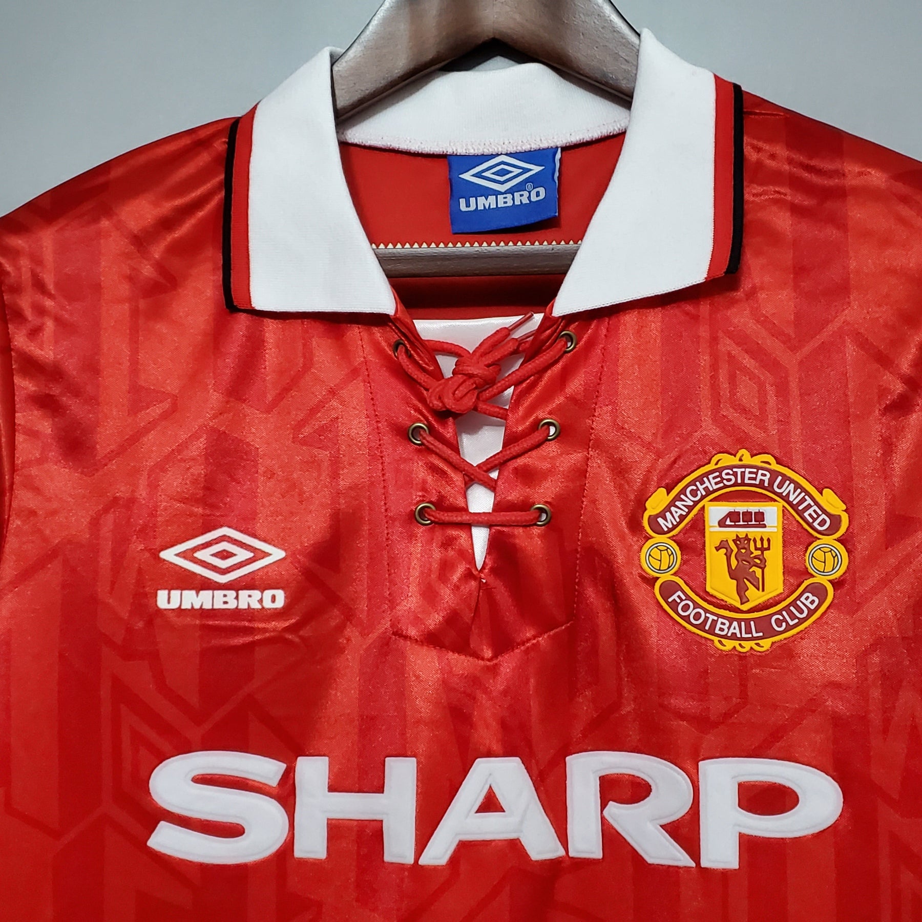 CAMISA RETRÔ MANCHESTER UNITED HOME 92/94