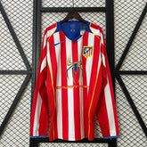 CAMISA ATLÉTICO DE MADRID RETRÔ MANGA LONGA HOME 04/05