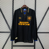 CAMISA RETRÔ MANCHESTER UNITED AWAY MANGA LONGA 93/95