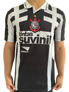 Camisa Retrô Timao Terceira 1996 TADLAPIDUS PRETA