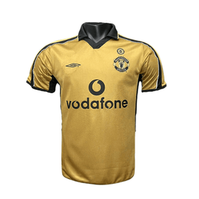 Camisa Retrô Manchester United 2001/02 100th (DUPLA FACE)