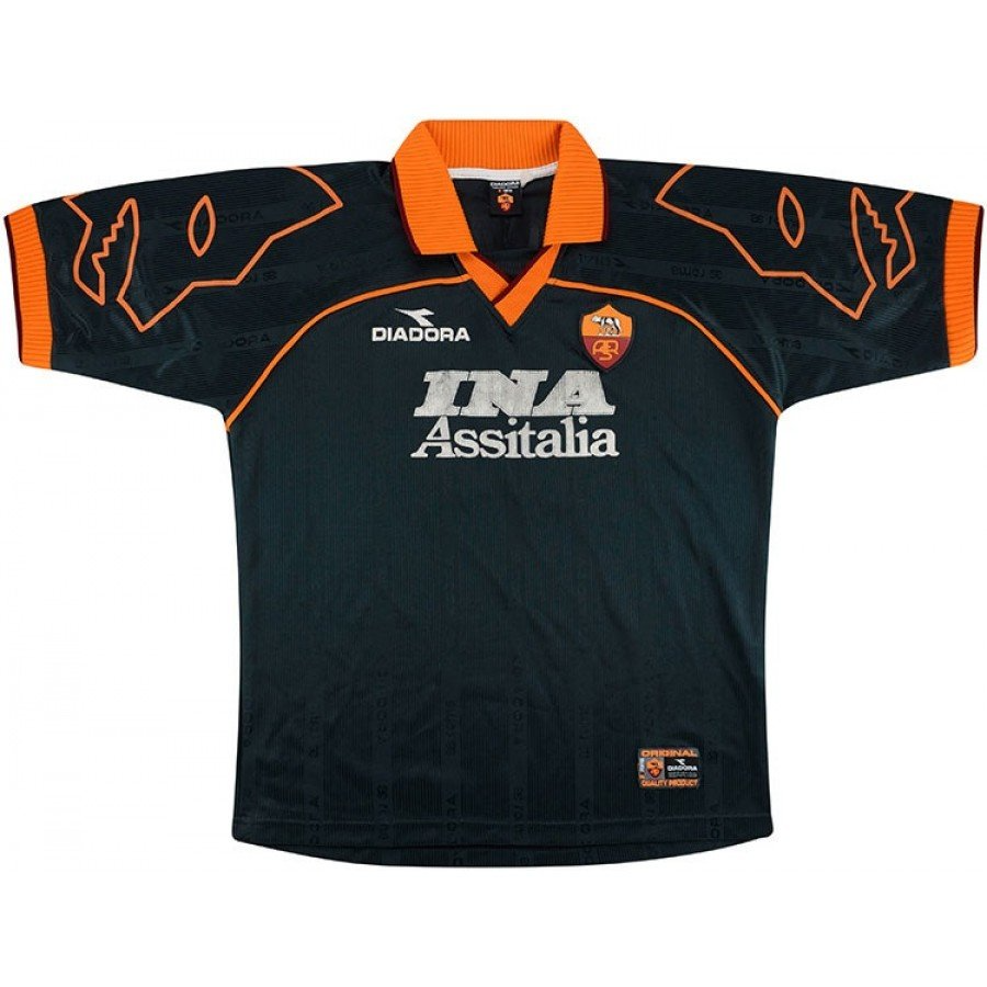 CAMISA RETRÔ ROMA AWAY 99/00