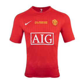 Camisa Retrô Manchester United 2007/08 Edição Champions League