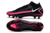Chuteira Campo Nike Phantom GT Elite Dynamic Fit FG Black/Pink - Cano Alto