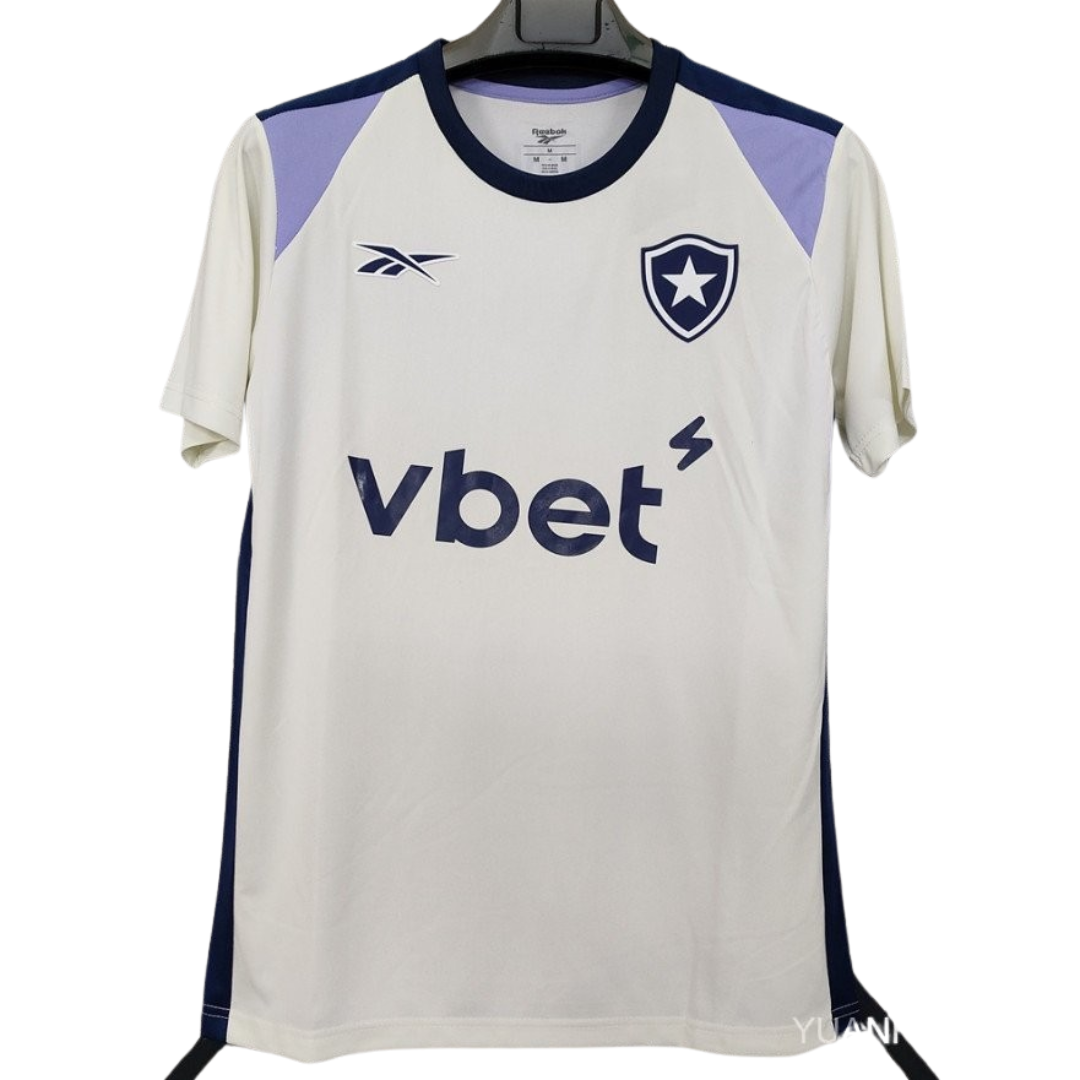 LANÇAMENTO Camisa Masculina Botafogo Treino 2025/26 - Branco