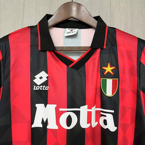 CAMISA RETRÔ MILAN HOME MANGA LONGA 93/94