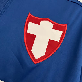 CAMISA RETRÔ PALMEIRAS SAVÓIA BLUE MANGA LONGA 2009/10