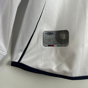 CAMISA RETRÔ INGLATERRA HOME MANGA LONGA 2002