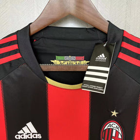 CAMISA RETRÔ MILAN HOME MANGA LONGA 10/11